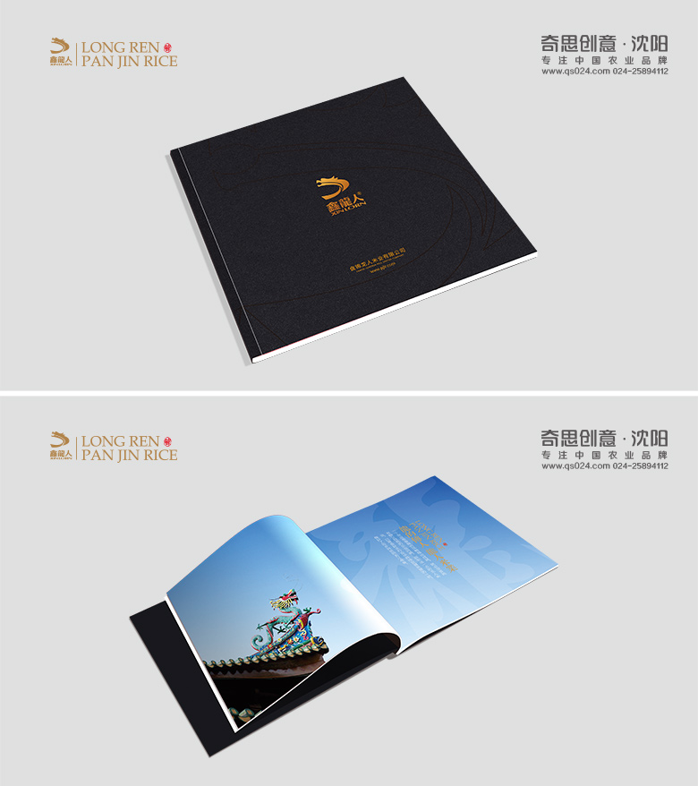 大米Logo設計 ，米業(yè)畫(huà)冊設計印刷，大米品牌策劃，大米袋包裝設計，沈陽(yáng)奇思創(chuàng  )意