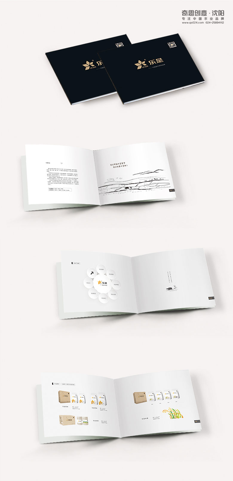 大米畫(huà)冊設計，專(zhuān)業(yè)大米VIS設計，大米品牌策劃，沈陽(yáng)奇思創(chuàng  )意