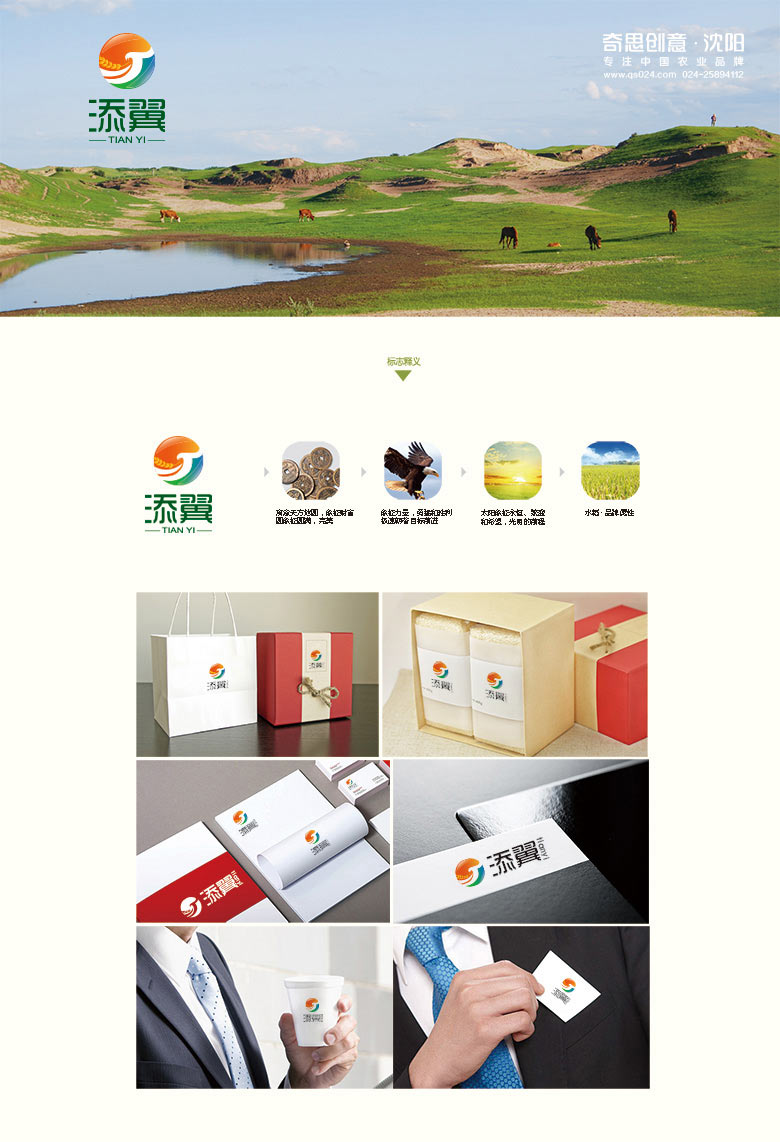 內蒙古添翼品牌標識設計，大米品牌標志設計，大米企業(yè)標志設計，專(zhuān)業(yè)大米品牌策劃，沈陽(yáng)奇思創(chuàng  )意