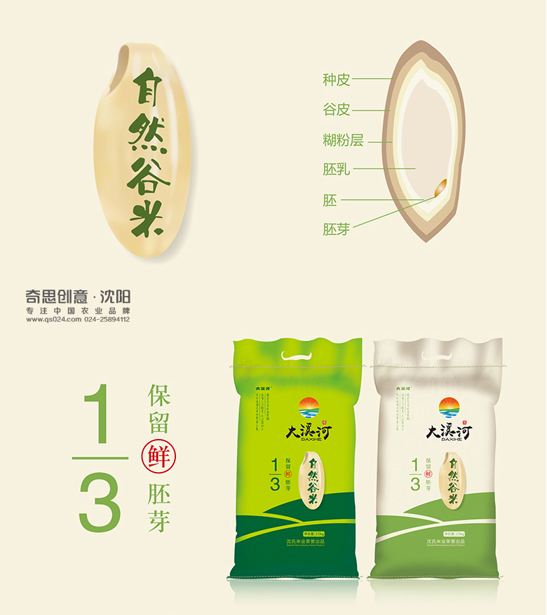 專(zhuān)業(yè)大米包裝品牌策劃設計,專(zhuān)業(yè)大米標識設計,沈陽(yáng)奇思創(chuàng  )意