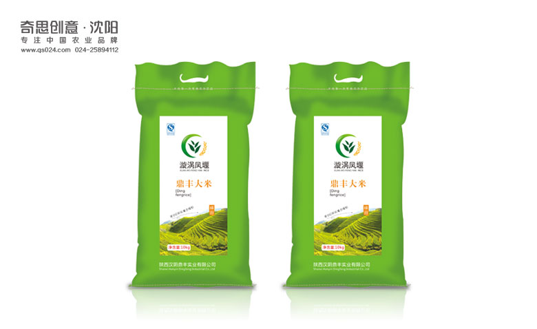 漩渦鳳堰包裝設計，大米禮盒設計，大米包裝設計，沈陽(yáng)奇思創(chuàng  )意