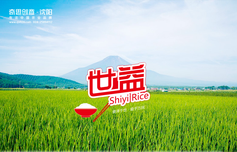 湖北省世益米業(yè)有限公司，大米LOGO設計，大米包裝設計，沈陽(yáng)奇思創(chuàng  )意