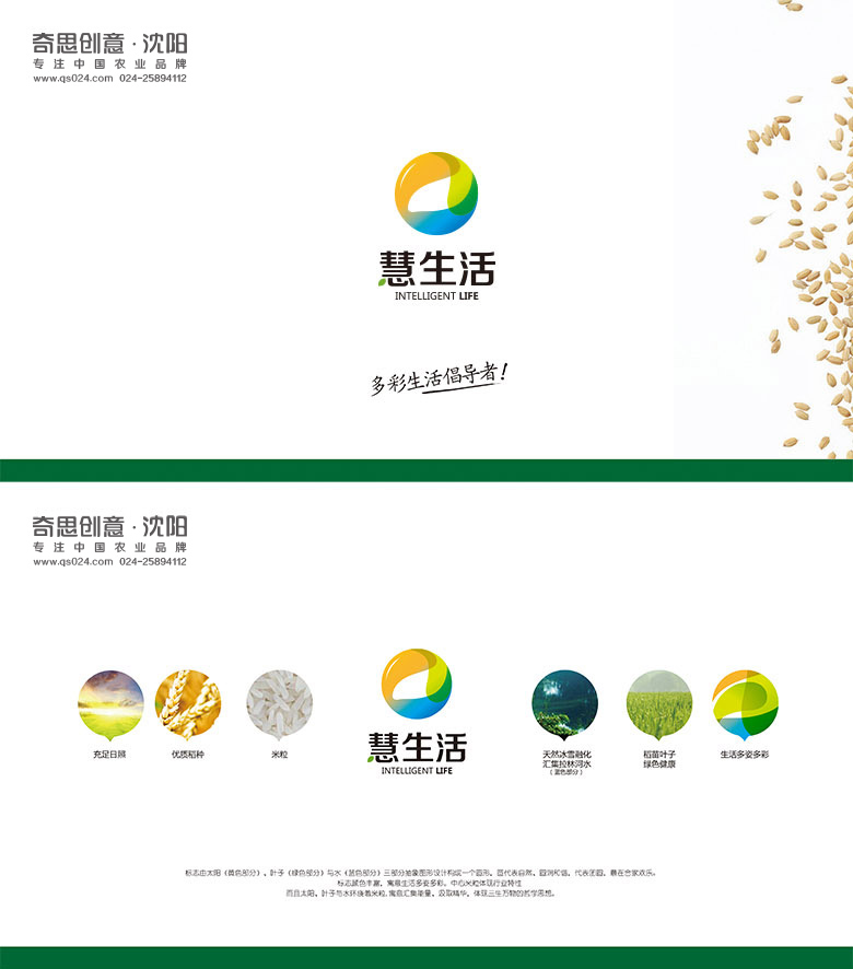 大米標志設計，大米袋包裝設計，大米品牌策劃，黑龍江大米包裝設計