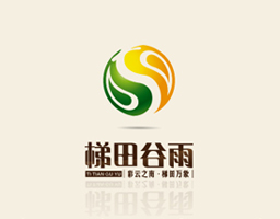 梯田谷雨標識設計