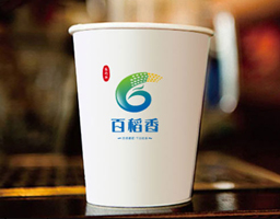 百稻香標識設計